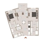 Floor Plan (Arya) - 2 Bedroom (Basquiat II)