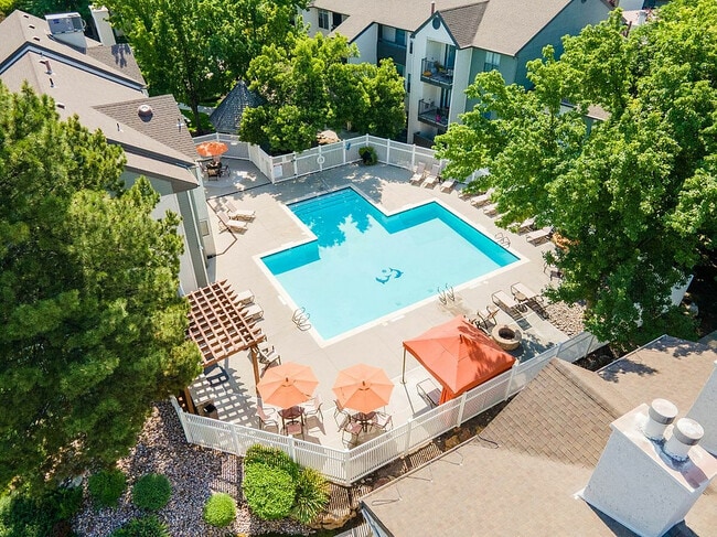 Cottonwood Apartments Arial View in Salt Lake City - Cottonwood Apartments