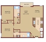 2BR/2BA