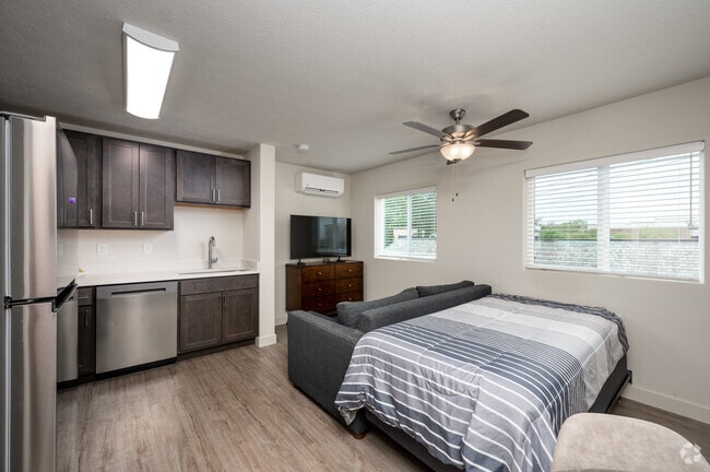 Studio - 344SF - Living Room/Kitchen - Revive 318