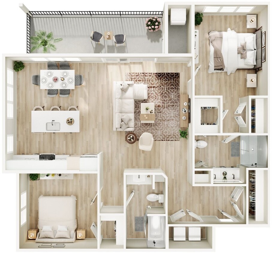 Floor Plan - Two Bedroom Special (B3)