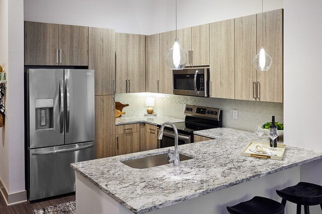 Modern kitchen with sleek finishes