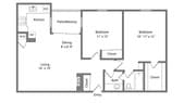 2BR/1BA