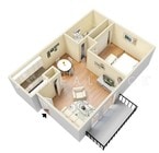 1BR/1BA