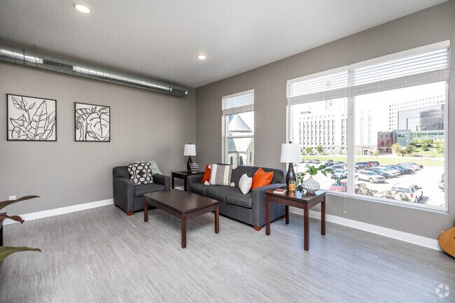 1BR, 1BA - A13/929 SF - Living Room