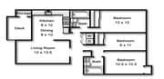 3BR/2BA
