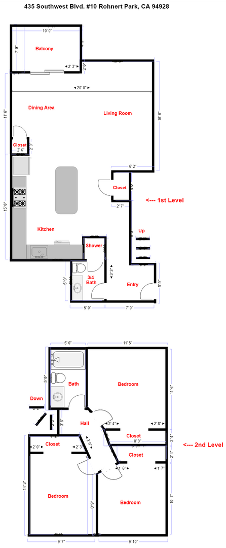 Photo - Spacious 3 Bed, 2 Bath, 1250 Square Foot Apartment with Air Conditioning. Unit 10