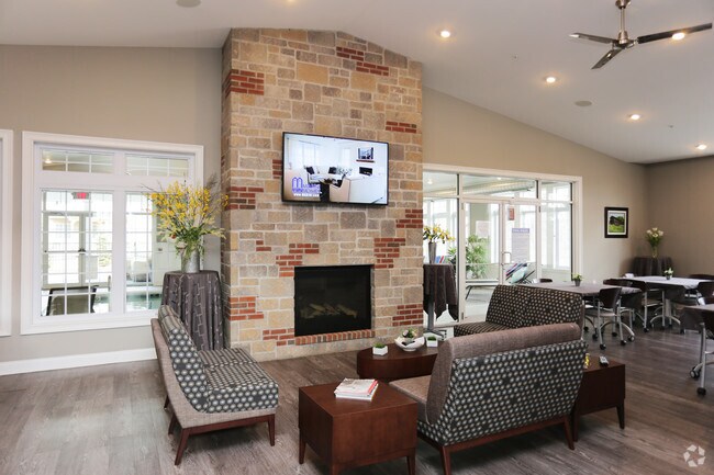 Clubhouse Fireplace & HDTV