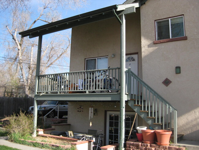 Front door and balcony - 237 Gay St Townhome