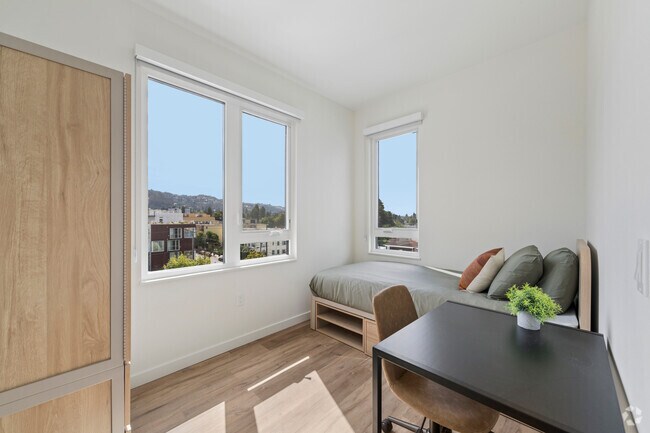 F3 - 6BR, 2BA - 1,140SF - Bedroom