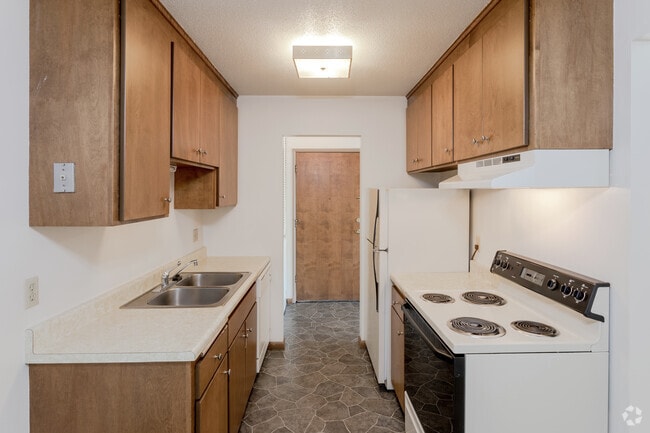 2 BR Unit Kitchen - Chateau Royal Apartments