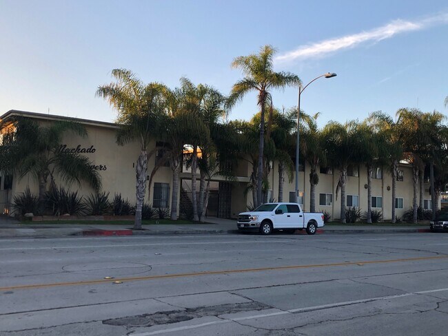 BUILDING FRONT - Machado Towers Apartments