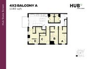 4x3 Balcony A 2-46