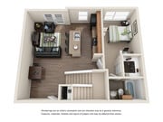 3 bedrooms townhosue 1st floor