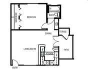 1BR/1BA