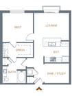 1 bed 1 bath