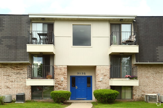 Front of buildings view
