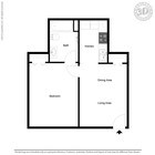 1BR/1BA 550 sqft