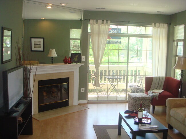 Fireplace and patio - 5917 Barbados Pl Unit 103