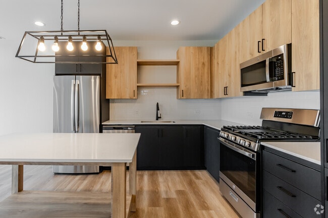1HAB, 1BA - 722-742 ft² - Cocina - 4 North Apartments