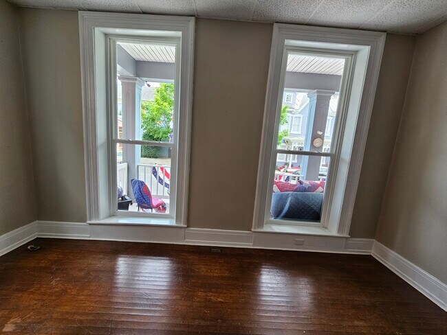 Living Room w/Florr to Ceiling Windows - 140 Church St Unit A