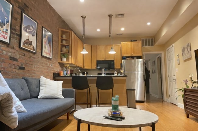 Living to Kitchen View - 241 Boston St Unit 2