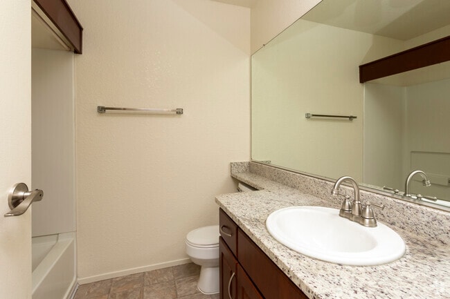 2 Bedroom - Bathroom - Crown Ridge Apartments