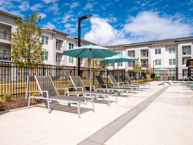 Resort-Style Pool with Baja Tanning Shelf