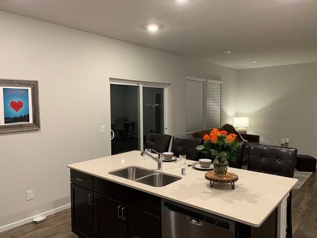 Kitchen opens directly to fenced yard - 3242 N Stanley Rd