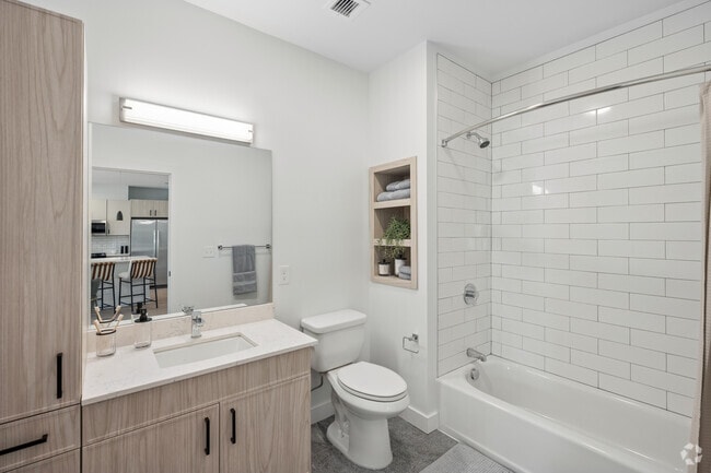 2BR, 2BA - 1,155SF - Second Bathroom
