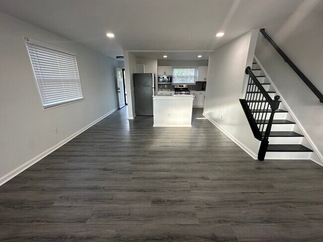Open concept Kitchen/Living Room Area - 5305 Leverett St