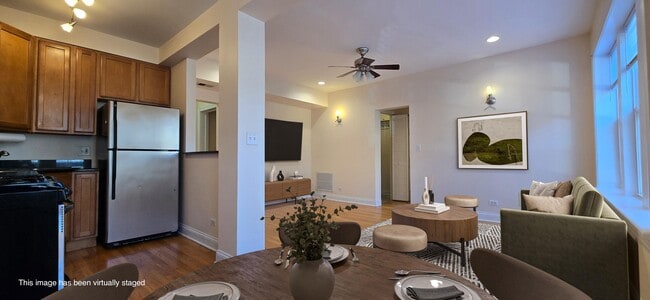 virtually staged - 6812 N Wayne Ave Unit 2B