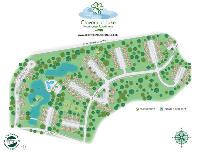 Cloverleaf Lake Townhouse Apartments Richmond, VA