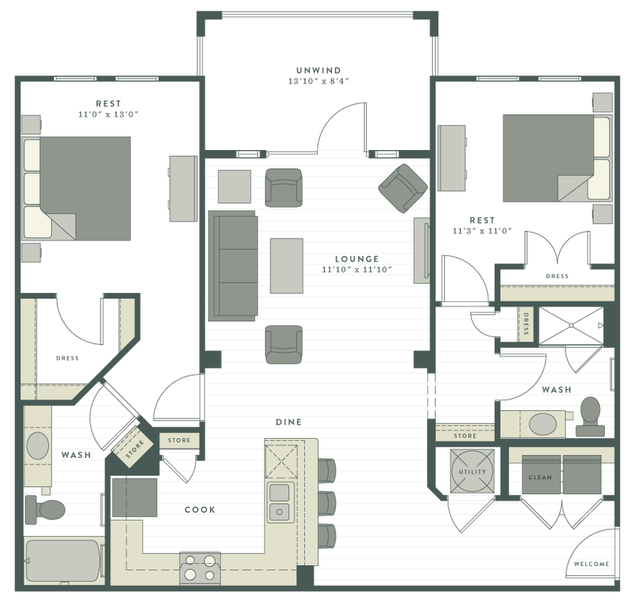 Floor Plan - The Mamba