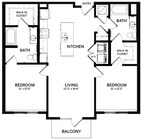 The Plate floor plan Connection at Southside