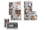 3 bedroom 3 bath w/garage