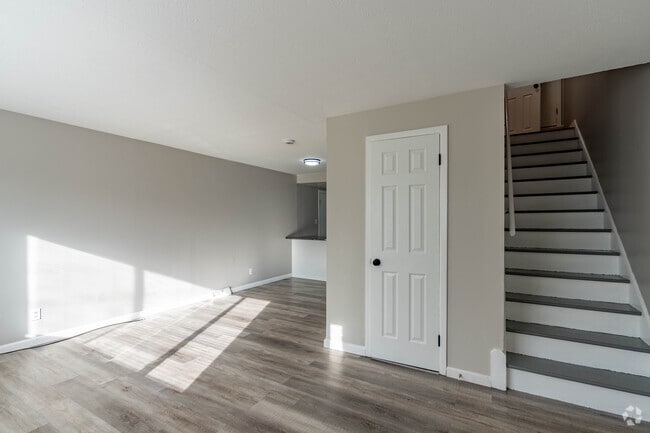 2BR, 1.5BA - 1,200SF Living Room - Mayfield 16 Townhomes