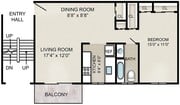 1BR/1BA