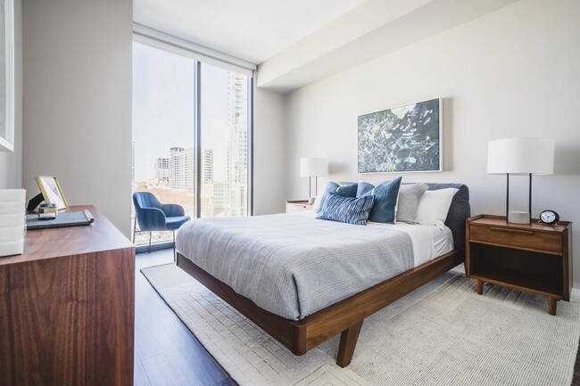 Your dream bedroom starts here. cozy, sleek, and all yours at Modera Parkside.