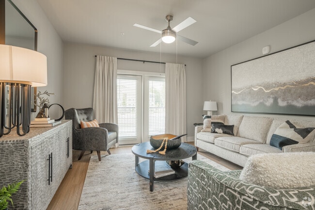 1HAB, 1BA - 726 ft² - Sala de estar - The Ashton at East Park