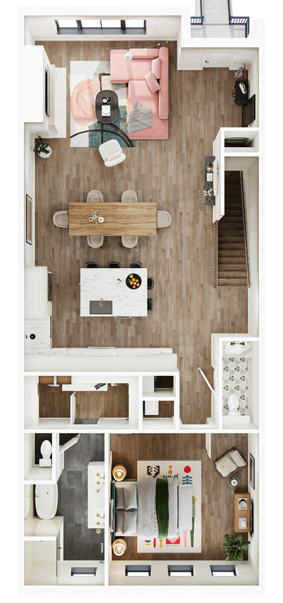 Floor Plan - Townhome