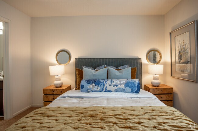 2BR, 2BA - 1,035SF - Primary Bedroom - Eagle Point Village