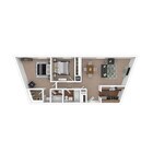2 Bedroom, 2 Bath, 850 sq. ft.