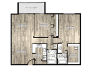 Model C | 2 Bedrooms, 2 Bathrooms