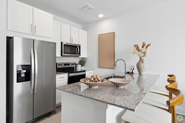 3BR, 3BA - 1,599SF - Kitchen - Alta Westinghouse Townhomes