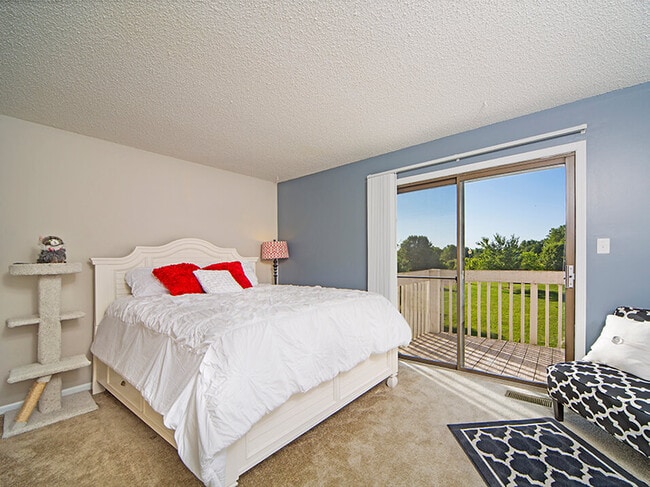 Bedroom With Attached Balcony!