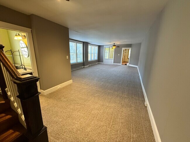 Living room from entry - 218 E Orange St Unit Apt. 2