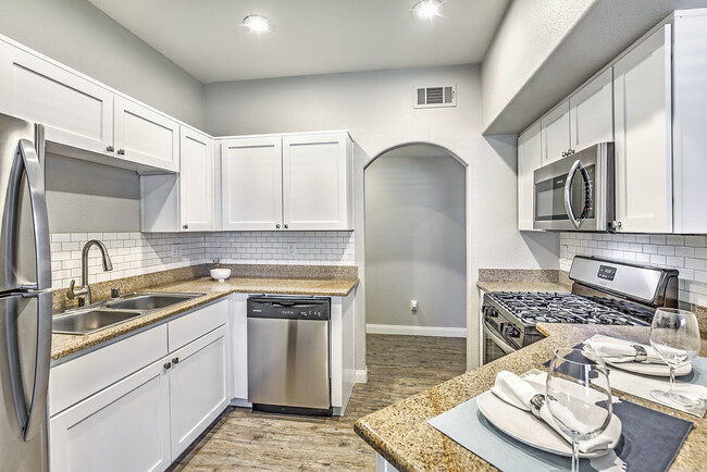 Caspian/Aegan Kitchen Platinum - The Avondale Apartments