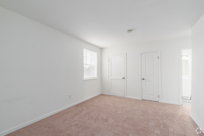 3BR, 2BA - 1,100SF - Primary Bedroom