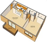 1BR/1BA